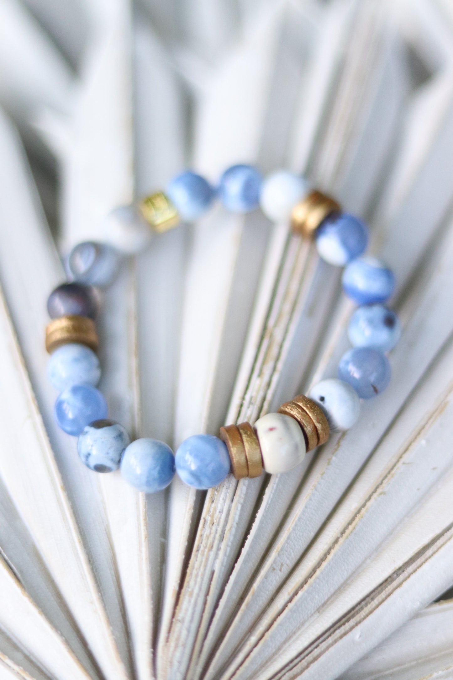 Jacmel Bracelet - Blue Agate