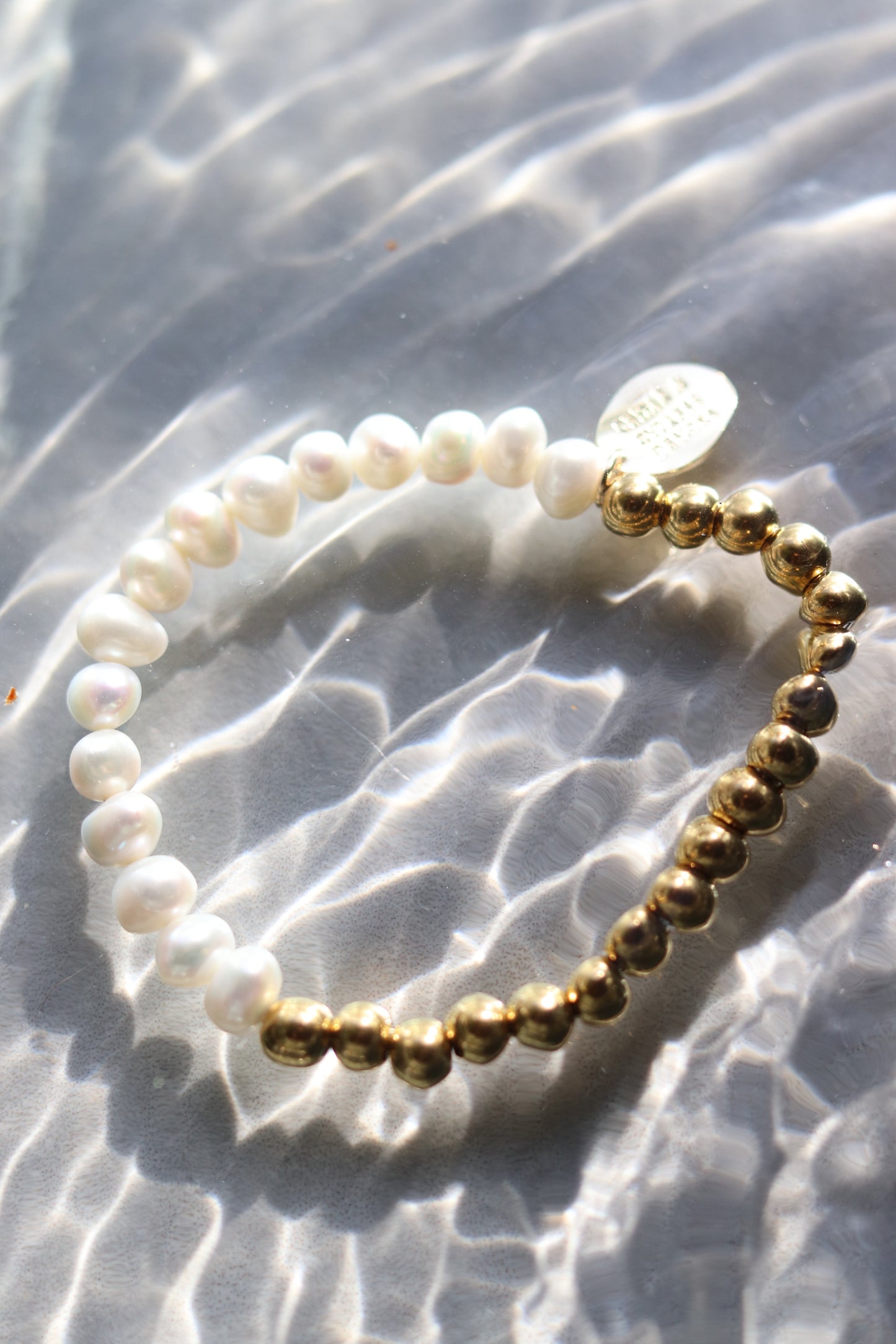 Half Pearl Bracelet - Water Resistant