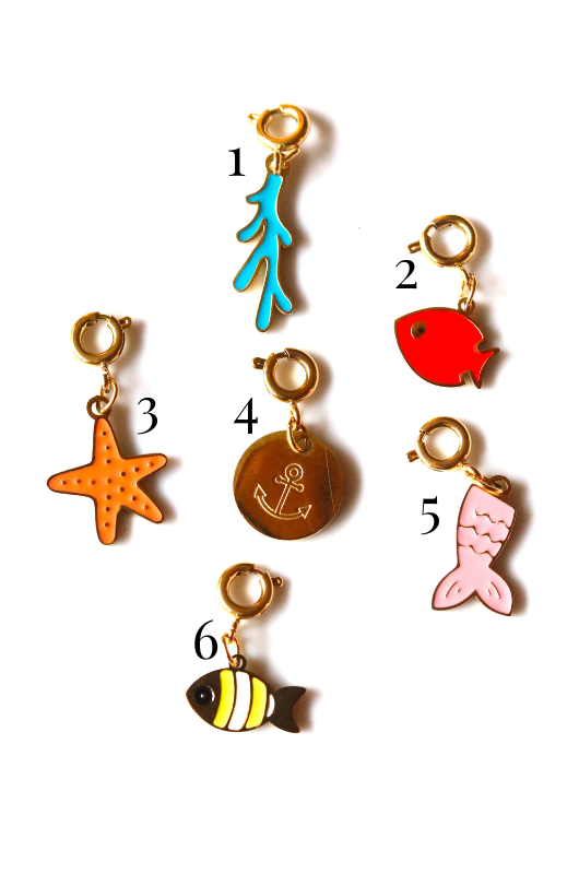 Charms for DIY Charm Necklace-Stainless Steel, Gold Plated 2