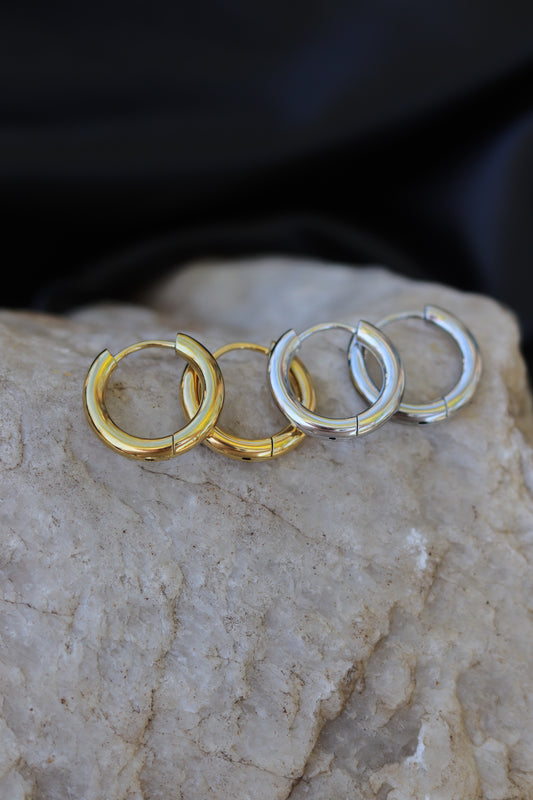 Mara Hoops (Gold and Silver)